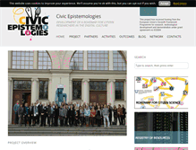Tablet Screenshot of civic-epistemologies.eu
